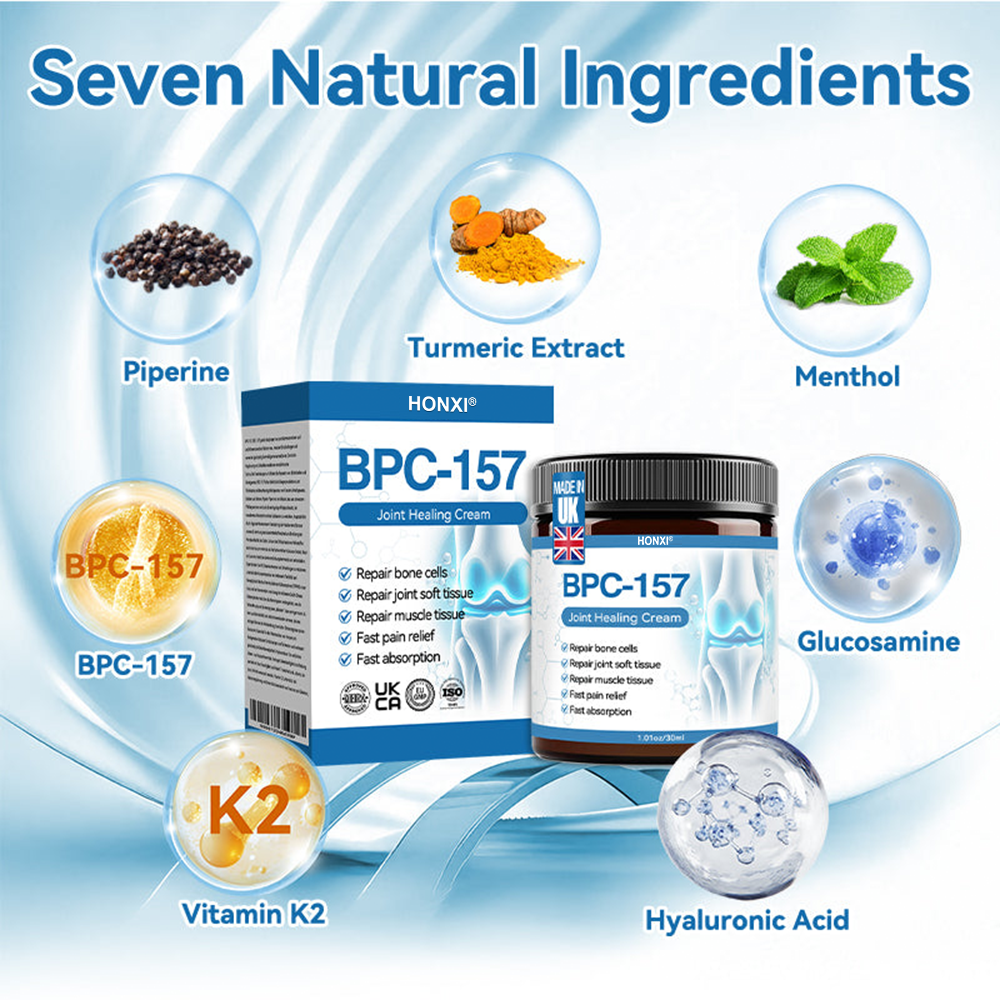 HONXI® BPC-157 Joint Healing Cream🦴Treats Arthritis, Neuropathy, Rheumatism, Sports Injuries & More 🌹
