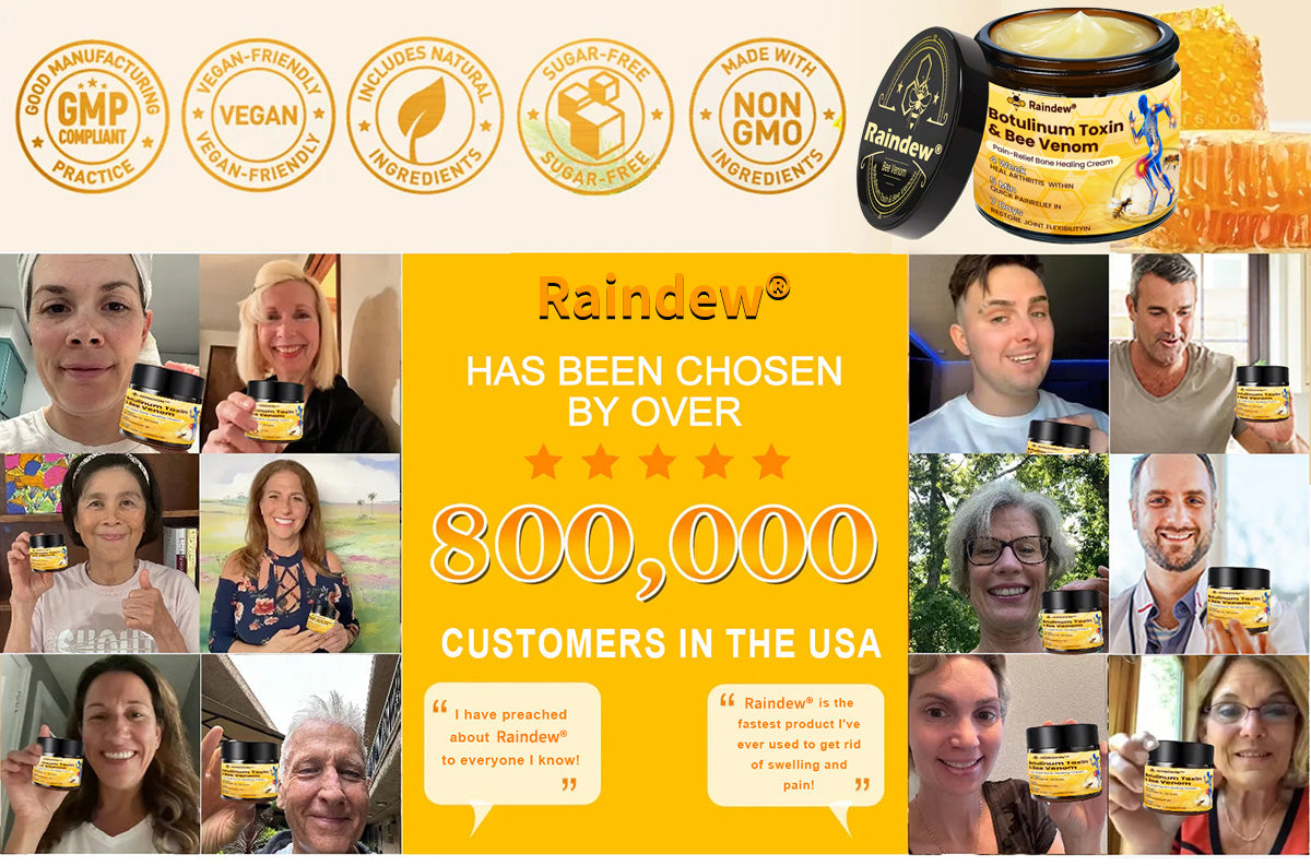 Raindew® Botulinum Toxin & Bee Venom Pain-Relief Bone Healing Cream