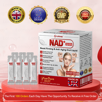 Made in UK💎𝗟𝗼𝘁m𝖺y® 𝗡𝗠𝖭 N𝖠𝙳+ 𝙱𝚘𝗈s𝗍 F𝗂𝗋mi𝗇g & A𝚗𝚝i-𝖺𝗀𝗂𝗇𝗀 𝖮𝗋𝚊l Li𝗾𝘂𝗶d