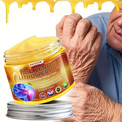 RAINDEW®🔥 BEE VENOM LITHOSPERMUM Pain-Relief Bone Healing Cream 👑👑(Specially for older adults)