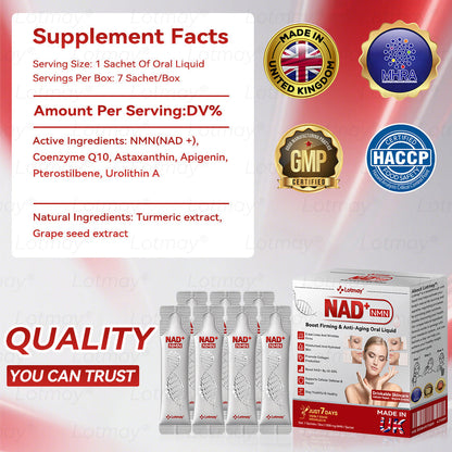 Made in UK💎𝗟𝗼𝘁m𝖺y® 𝗡𝗠𝖭 N𝖠𝙳+ 𝙱𝚘𝗈s𝗍 F𝗂𝗋mi𝗇g & A𝚗𝚝i-𝖺𝗀𝗂𝗇𝗀 𝖮𝗋𝚊l Li𝗾𝘂𝗶d